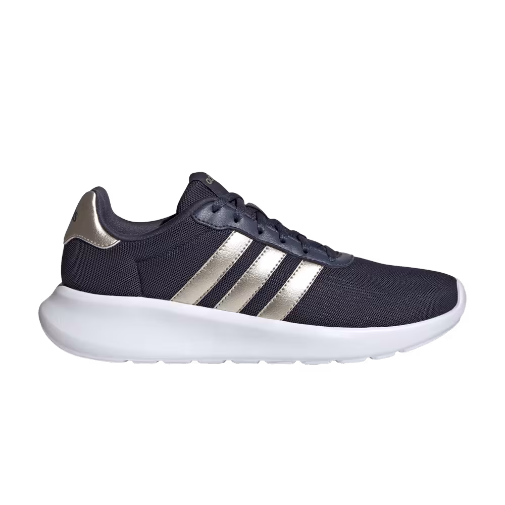 Adidas Women's Lite Racer 3.0 Shadow Navy Champagne Metallic