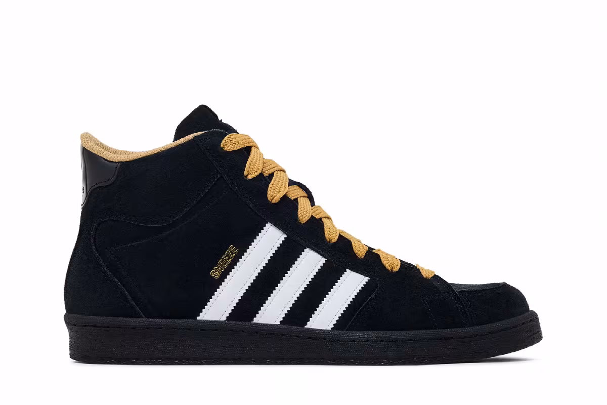 Sneeze x adidas Superskate Black Golden Beige, view 2