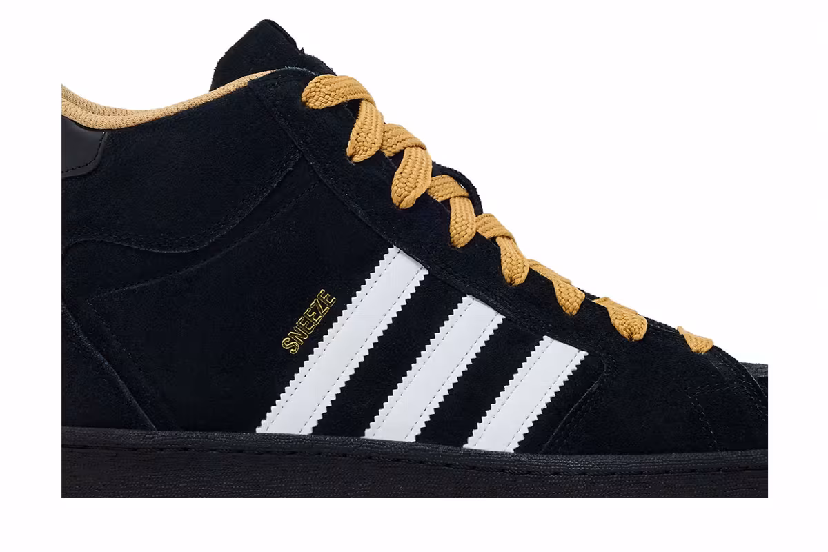 Sneeze x adidas Superskate Black Golden Beige, view 3