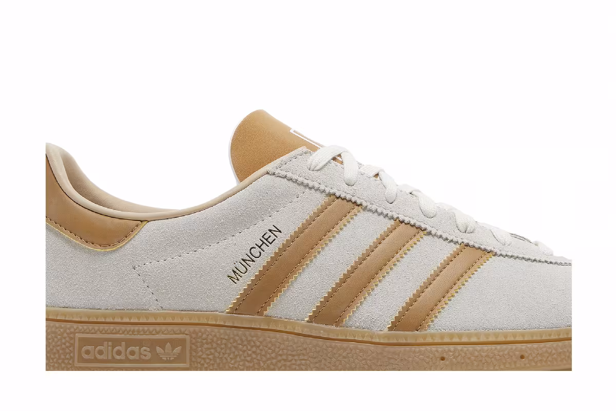 adidas Munchen Cream White Mesa, view 3