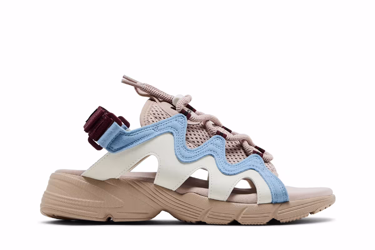 Adidas Women's Astir Sandal Wonder Taupe Blue, view 2