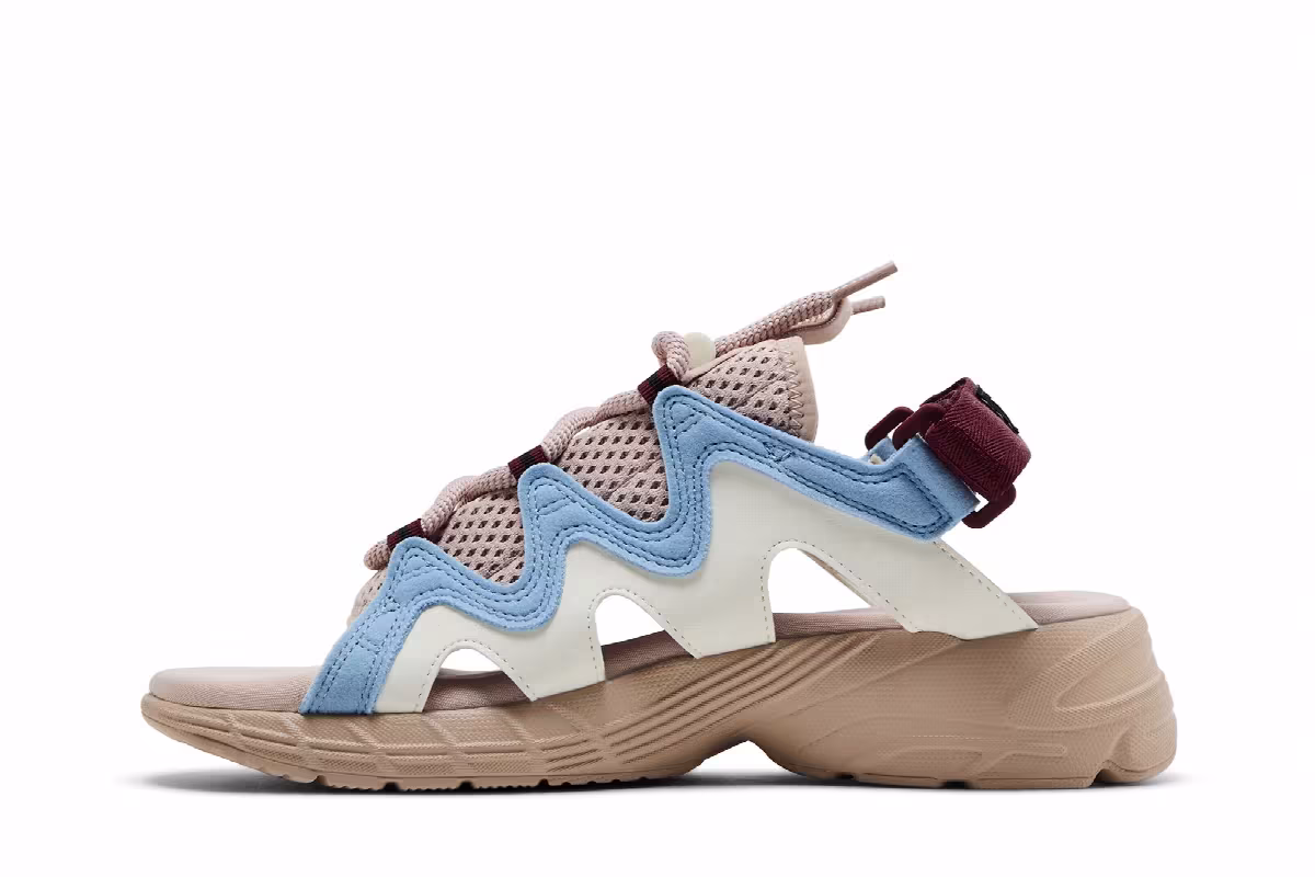 Adidas Women's Astir Sandal Wonder Taupe Blue, view 4