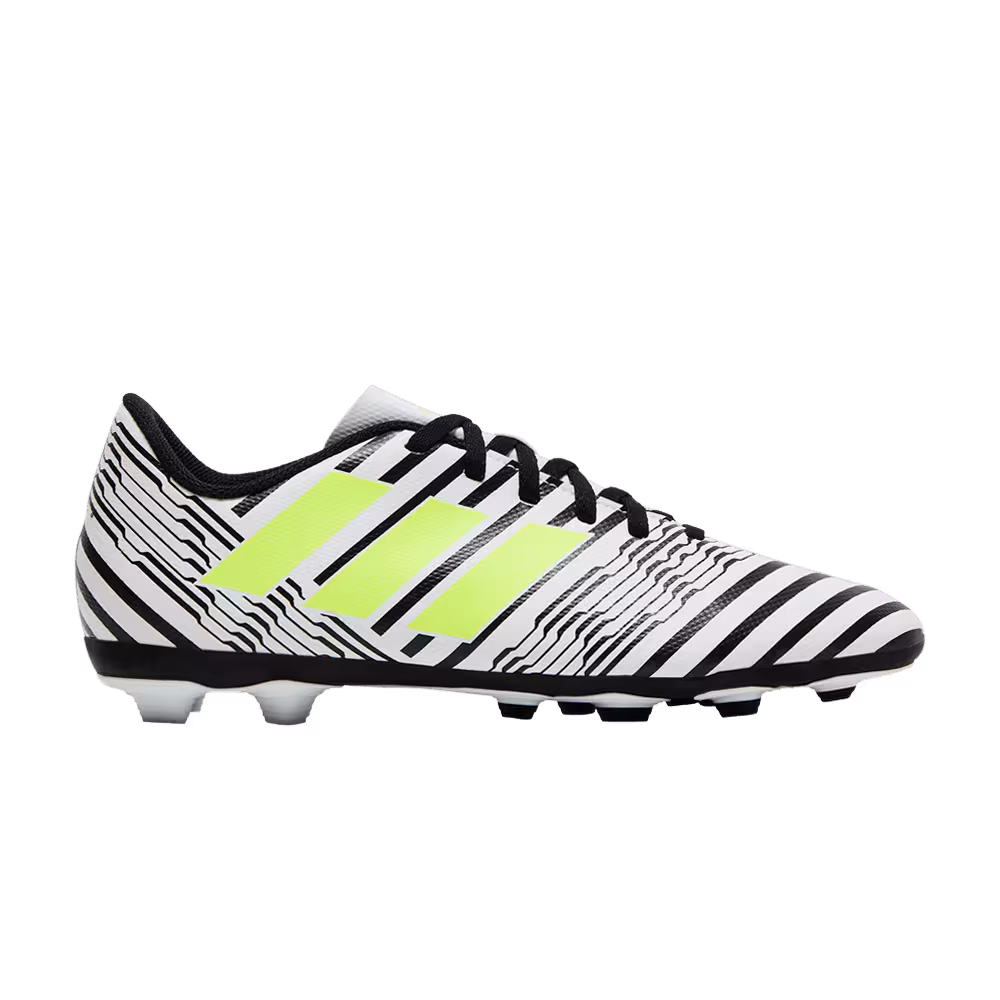 Adidas Nemeziz 17.4 FxG J White Black Solar