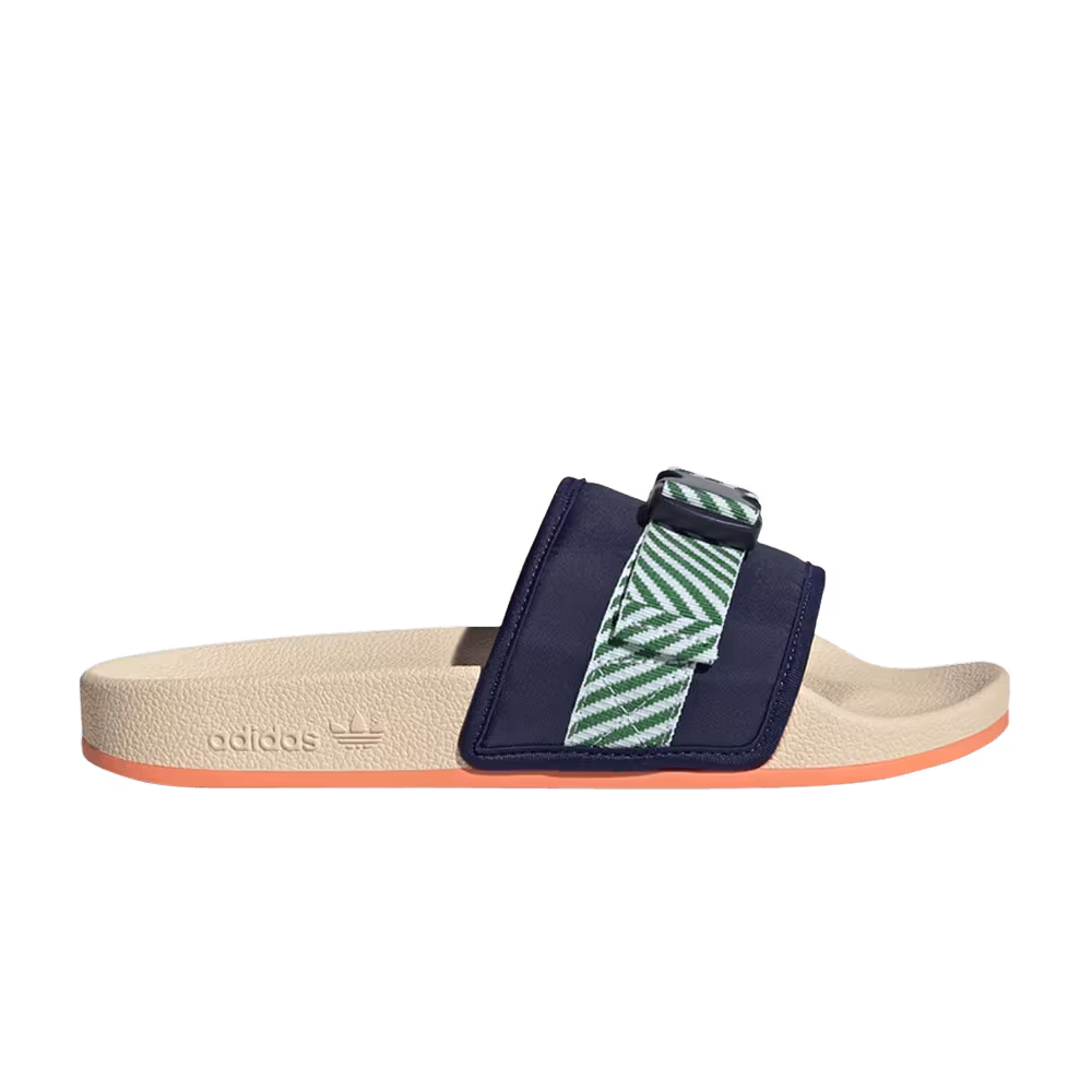 Adidas Women's Pouchylette Slide Night Sky Bliss Orange