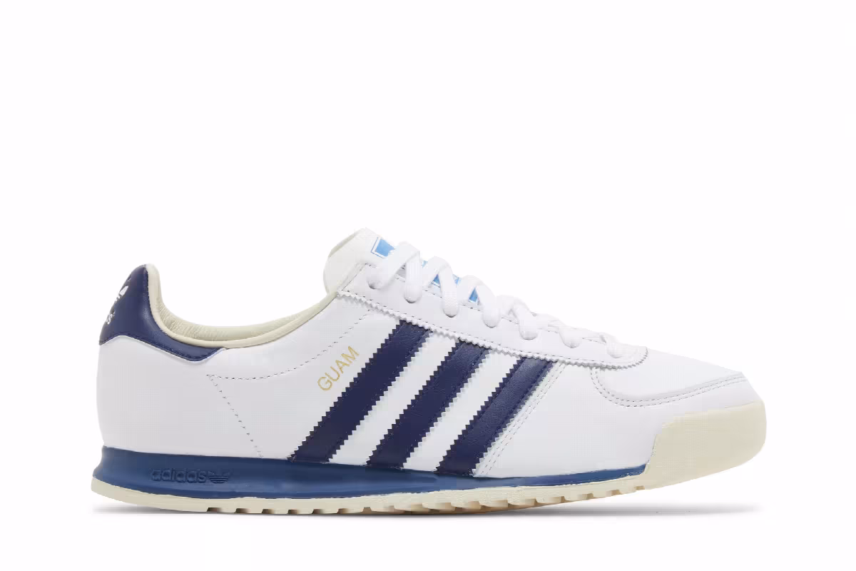 adidas Guam White Dark Blue, view 2