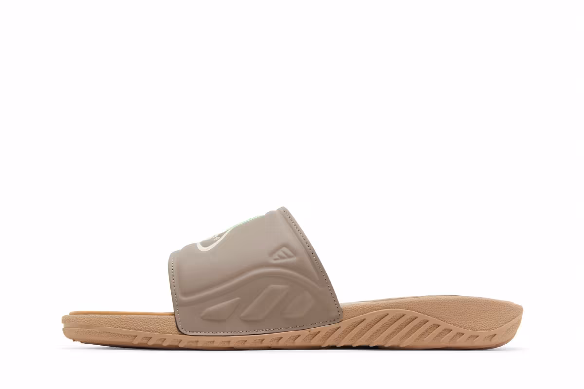 Adidas Reptossage Slide Chalky Brown, view 4
