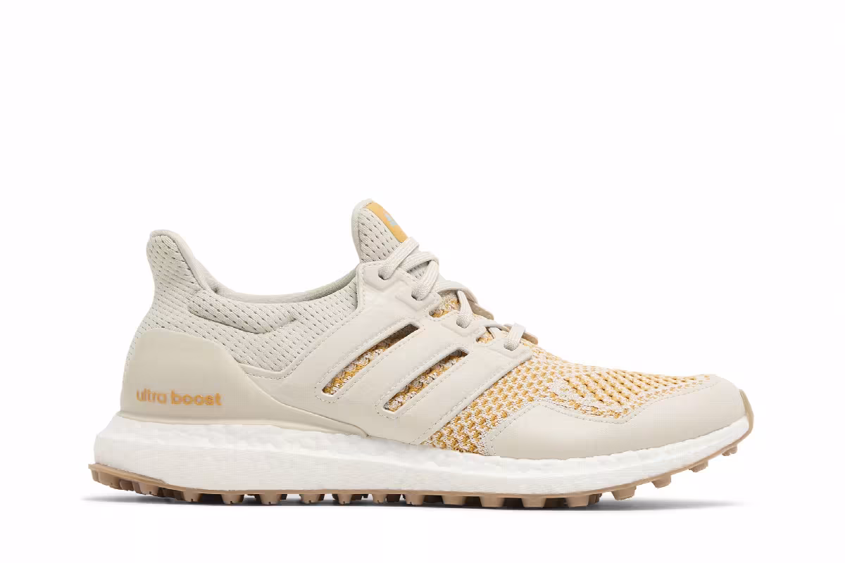 adidas UltraBoost 1.0 Spikeless Golf Aluminium Preloved Yellow, view 2
