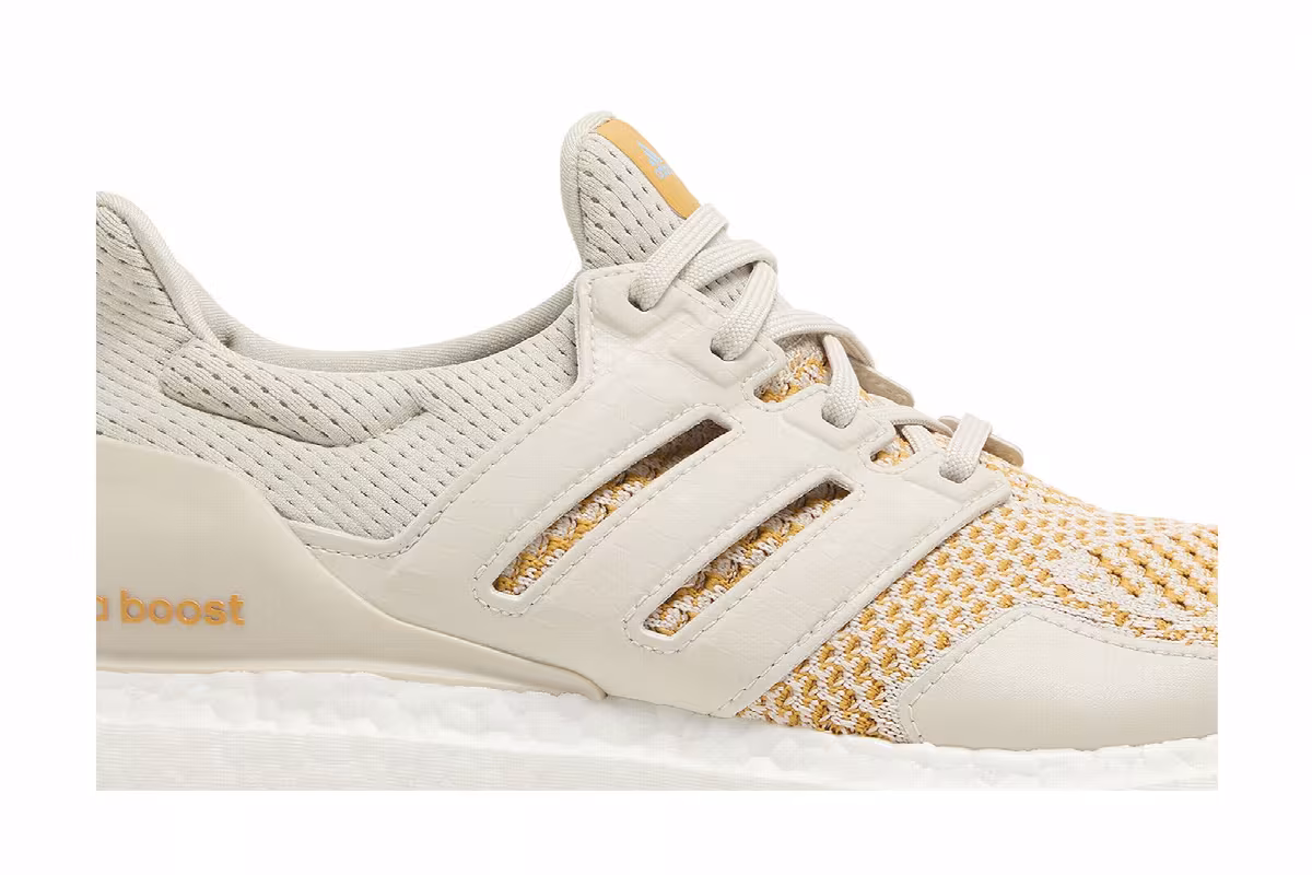 adidas UltraBoost 1.0 Spikeless Golf Aluminium Preloved Yellow, view 3