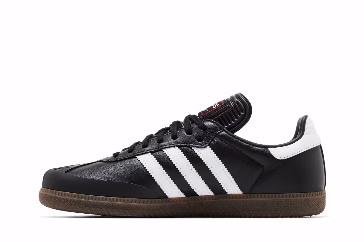 BAPE x adidas Samba Black White Gum, view 4