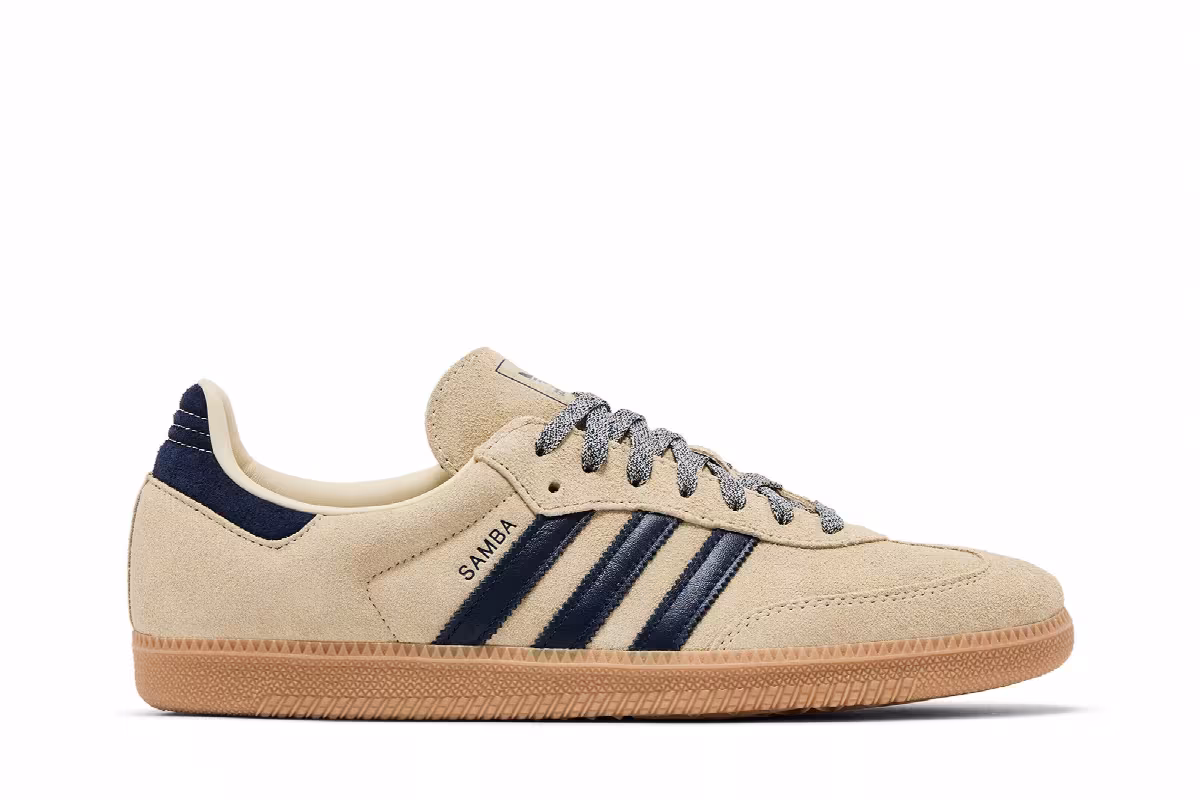 adidas Samba OG Warm Vanilla Night Indigo, view 2