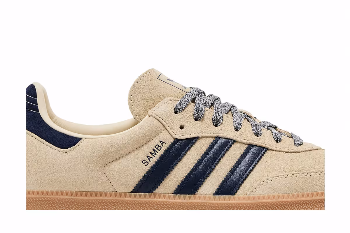adidas Samba OG Warm Vanilla Night Indigo, view 3