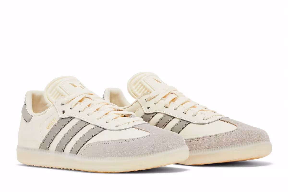 Lionel Messi x adidas Samba Indoor Cream White, view 9