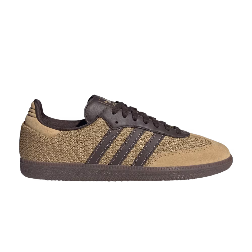 adidas Samba OG Golden Beige Dark Brown Gum