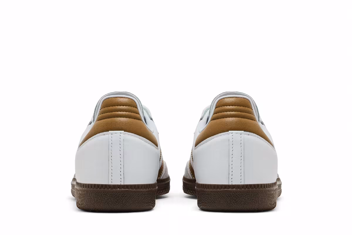 adidas Samba OG White Brown Desert, view 7