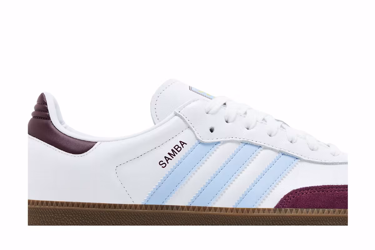 Aston Villa FC x adidas Samba Home Kit, view 3