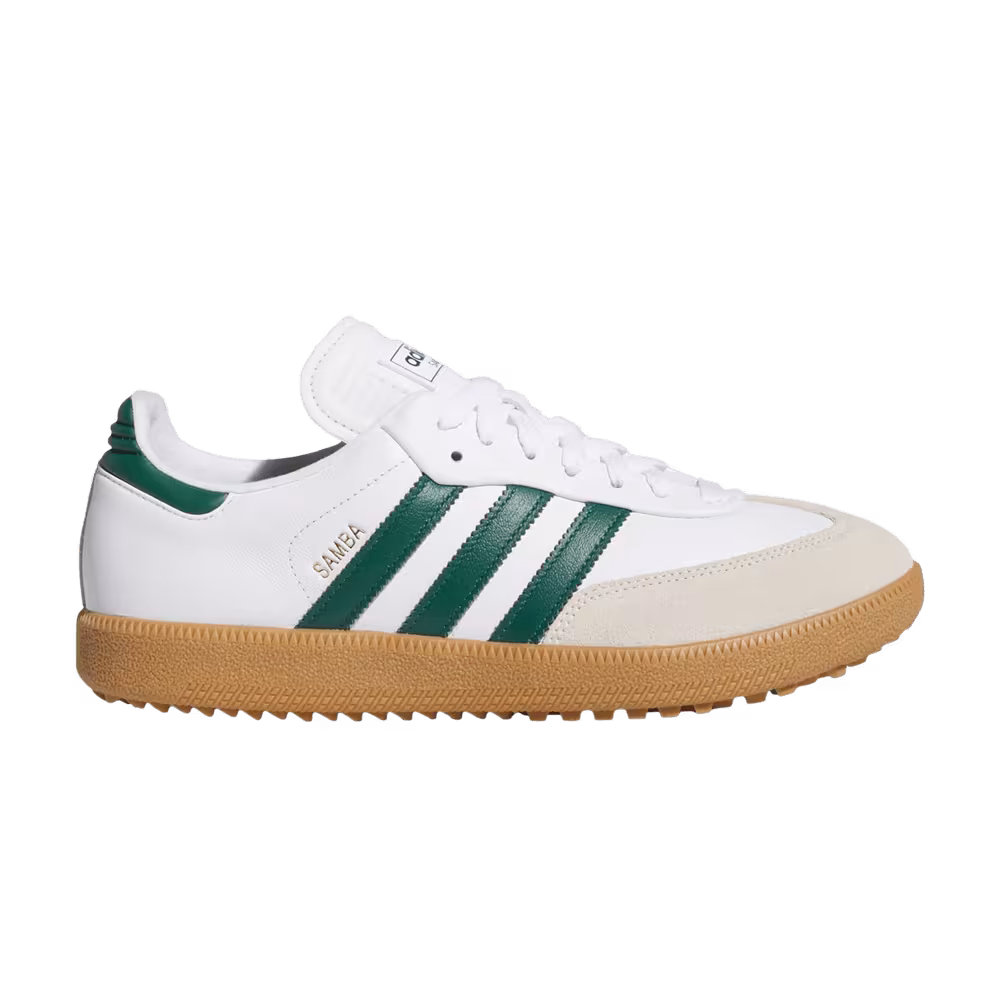 adidas Samba Spikeless Golf White Collegiate Green Gum