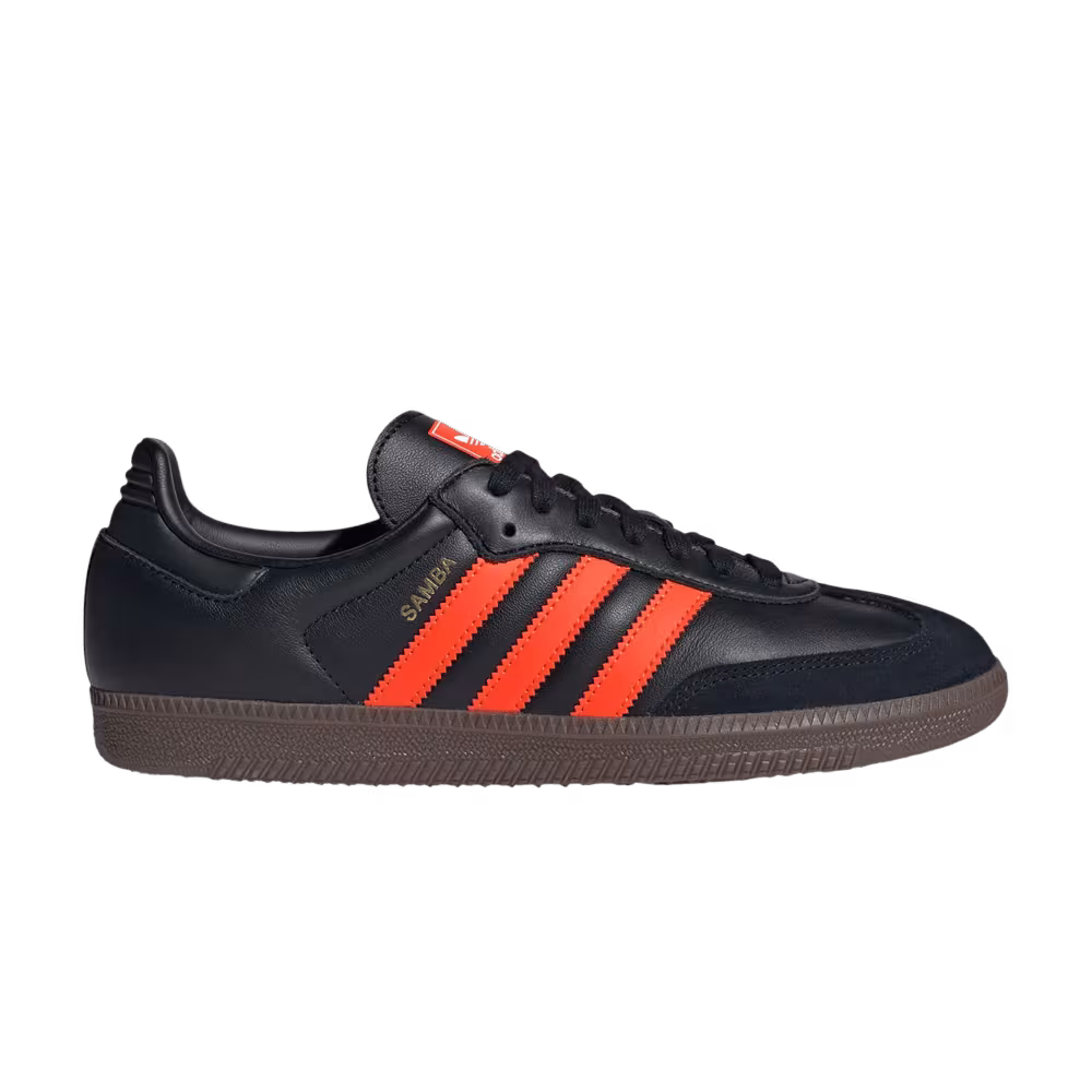adidas Samba OG Black Impact Orange Gum