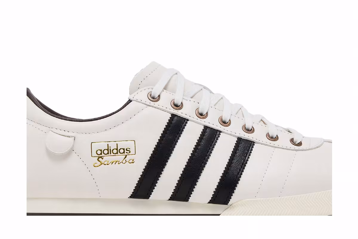 adidas Samba 62 White Black Brown, view 3