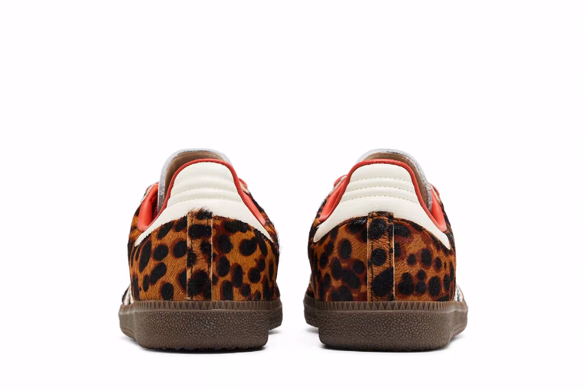 adidas Women's Samba OG Cheetah Pack - Preloved Red, view 7