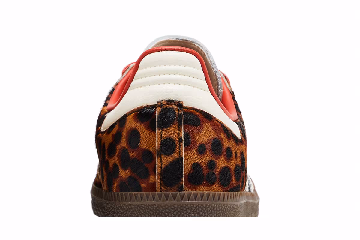 adidas Women's Samba OG Cheetah Pack - Preloved Red, view 8