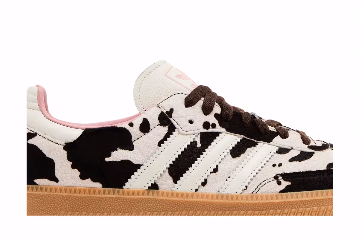 adidas Women's Samba OG Cow Print, view 3