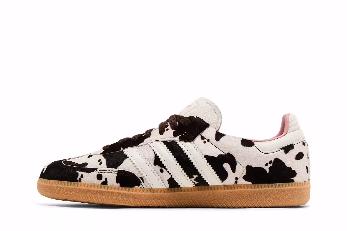 adidas Women's Samba OG Cow Print, view 4