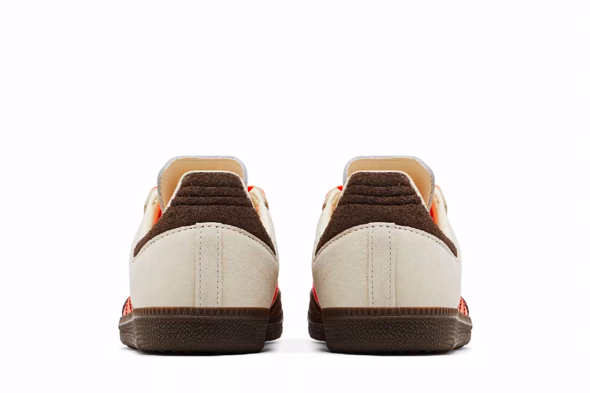 adidas Women's Samba OG Solar Orange Cream, view 7