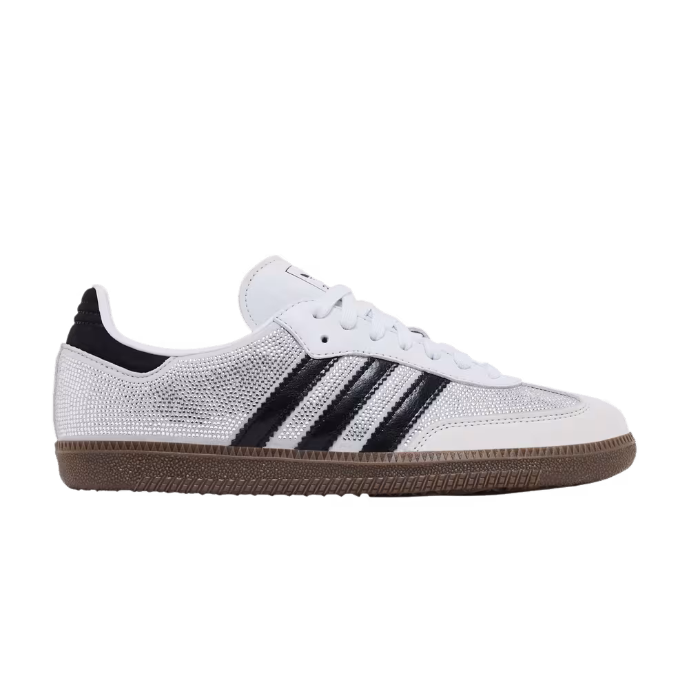 adidas Women's Samba OG Crystal White Rhinestones