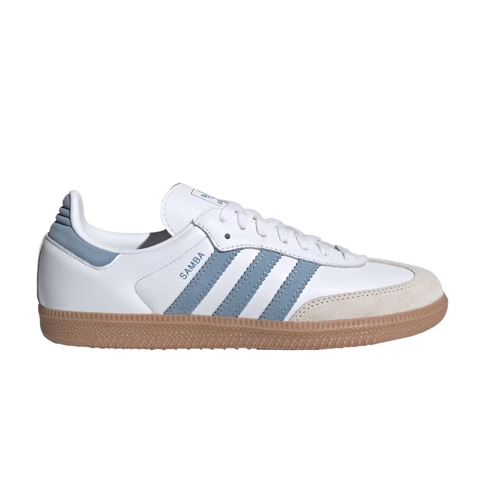 adidas Women's Samba OG White Ash Blue Gum