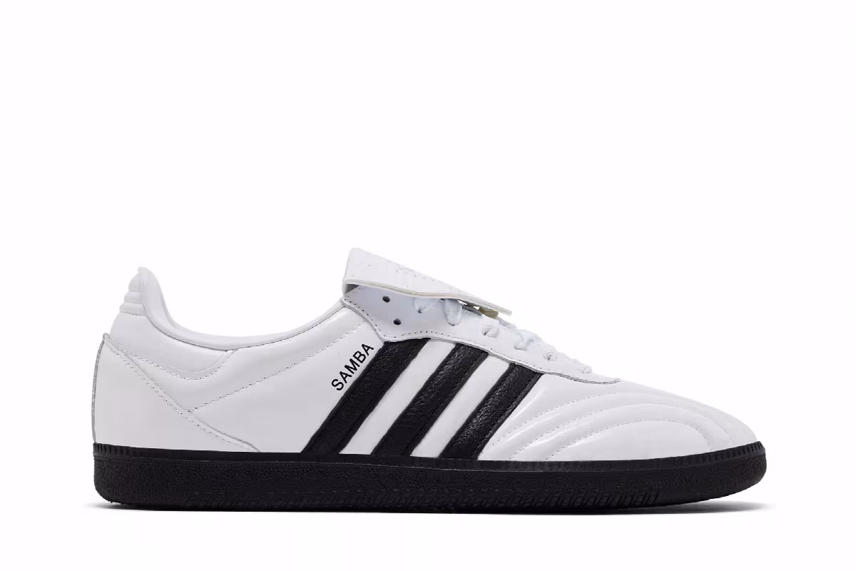 adidas Women's Samba LT Patent Leather Pack - White, view 2
