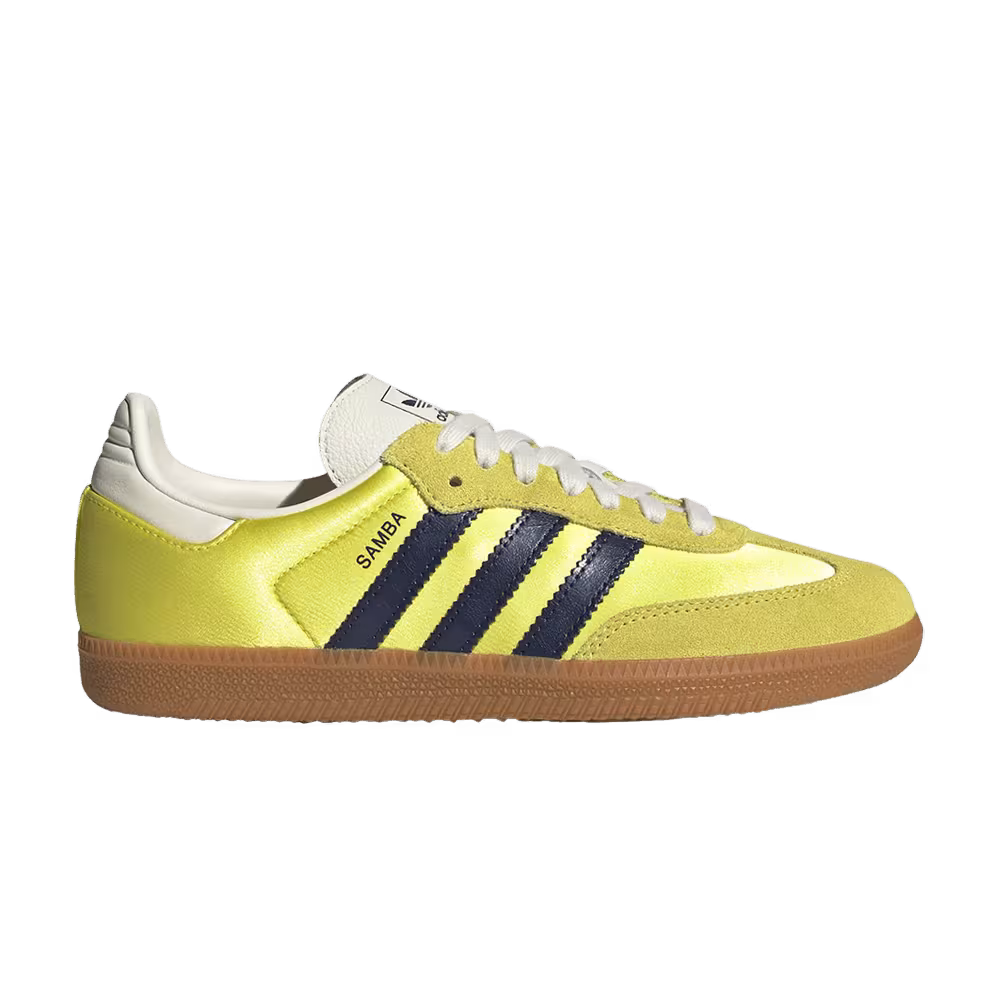 adidas Women's Samba OG Shock Yellow Night Indigo
