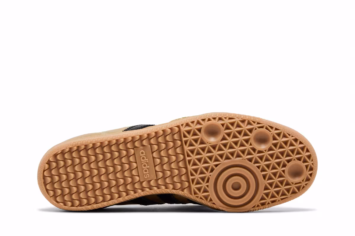 adidas Women's Samba LT Gold Metallic Black Gum, view 5