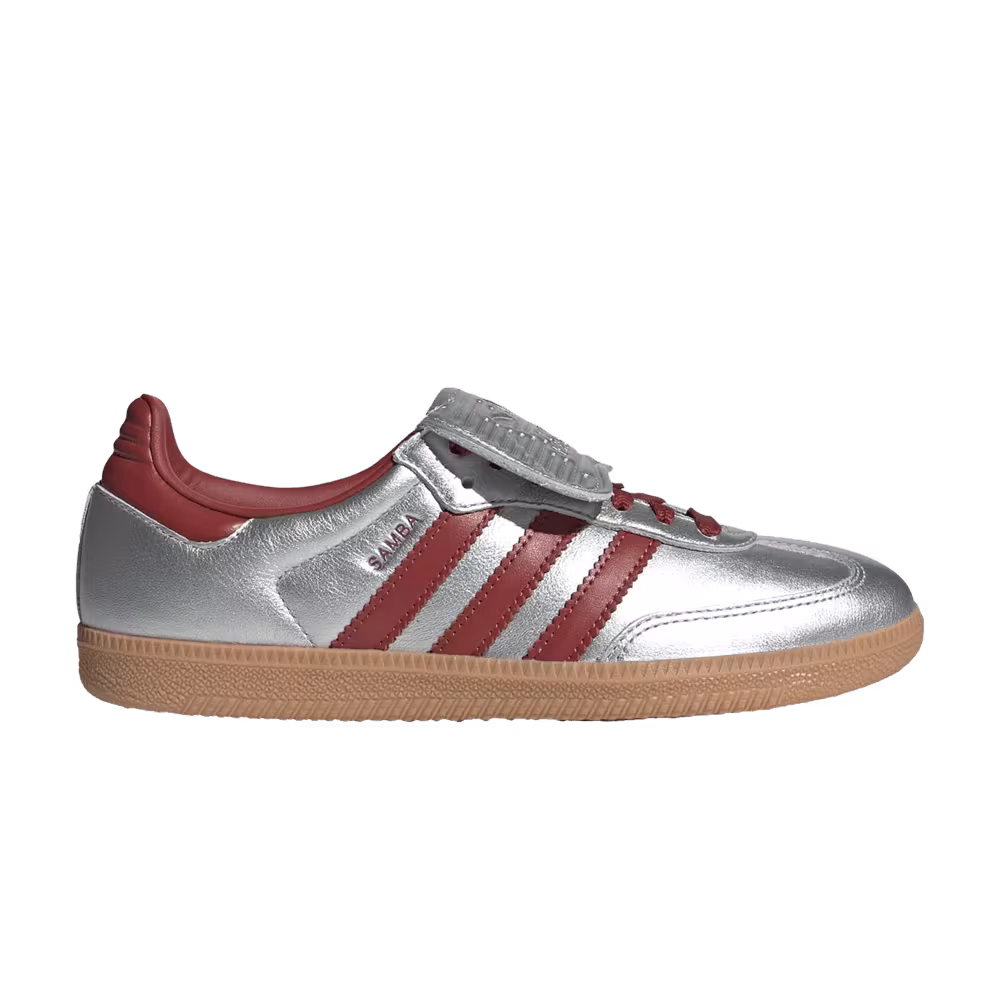 Adidas Women's Samba LT Silver Metallic Preloved Ruby