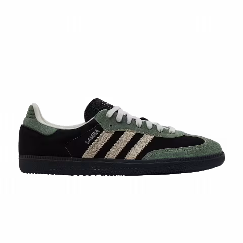 adidas Wmns Samba OG 'Black Silver Green'