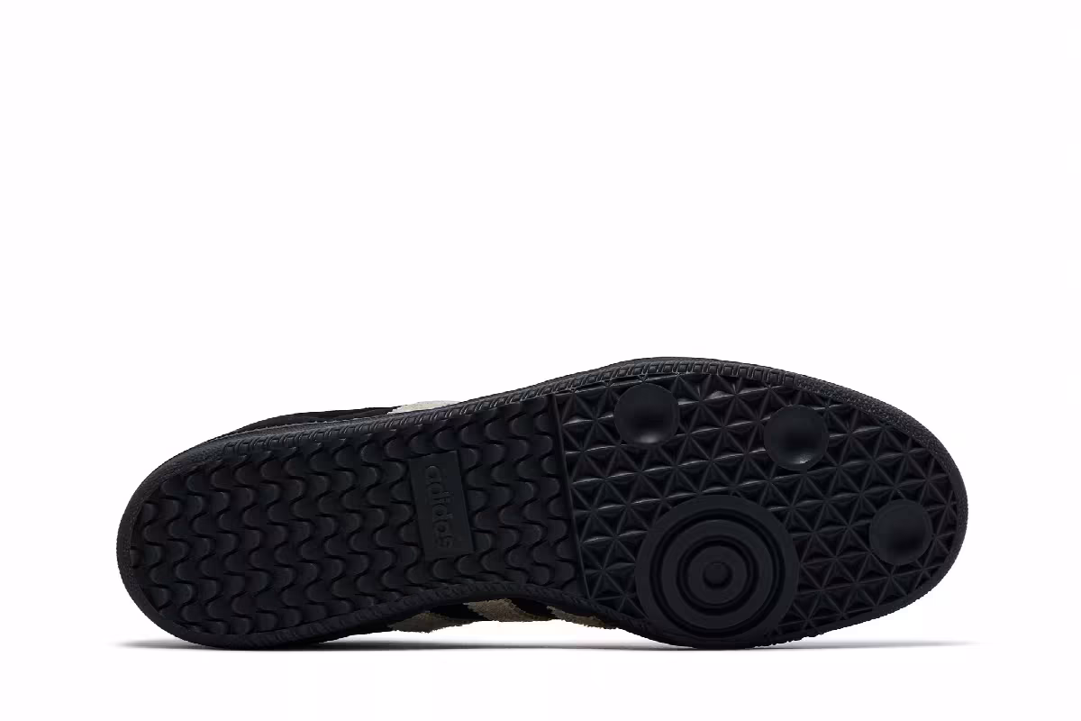 adidas Women's Samba OG Black Silver Green, view 5