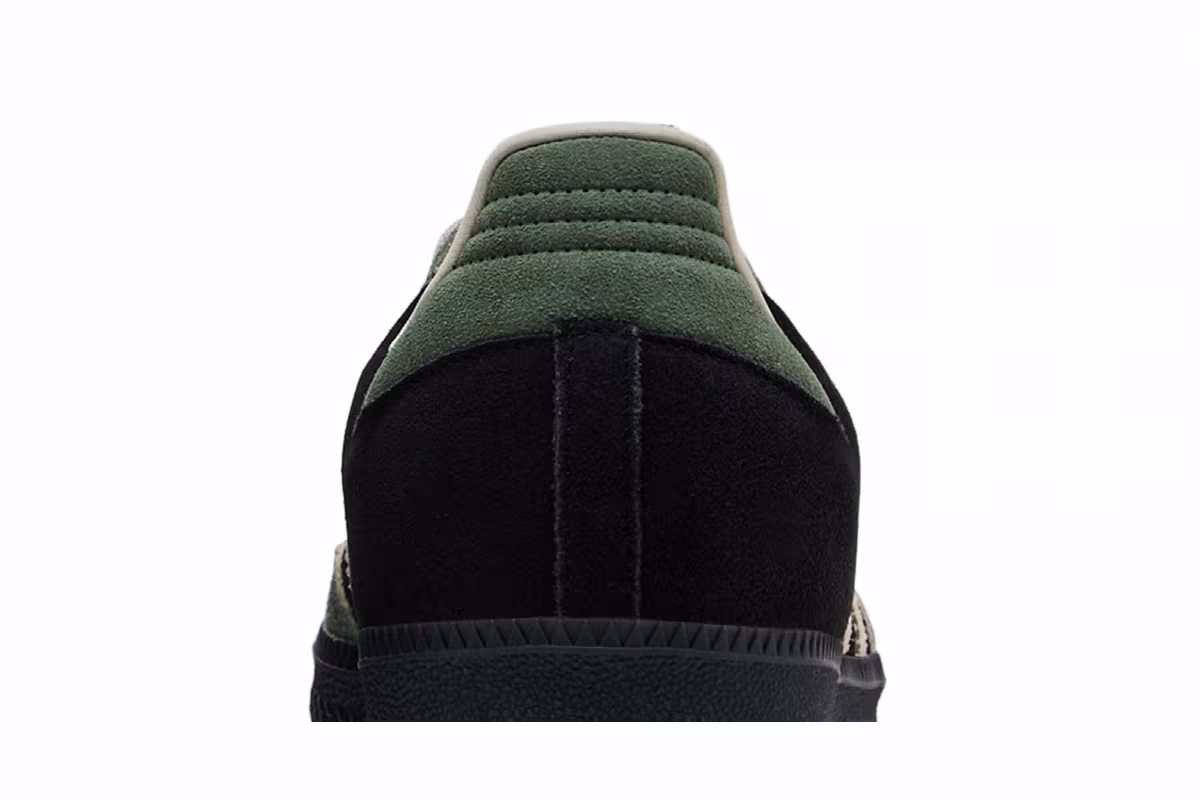 adidas Women's Samba OG Black Silver Green, view 8