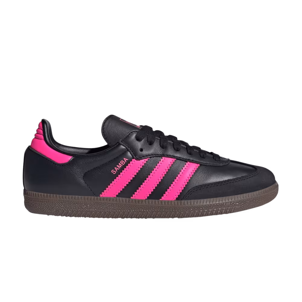 adidas Women's Samba OG Black Lucid Pink Gum