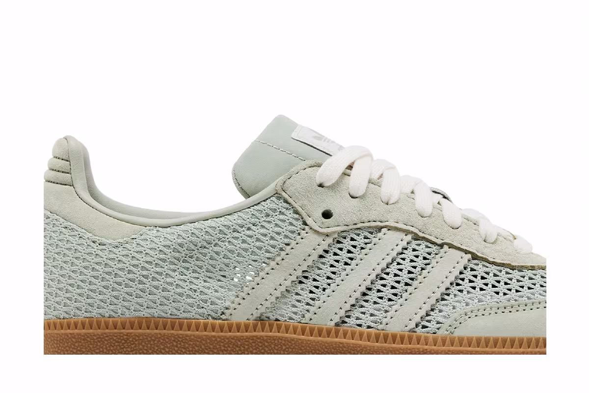 adidas Women's Samba OG Halo Green Gum, view 3