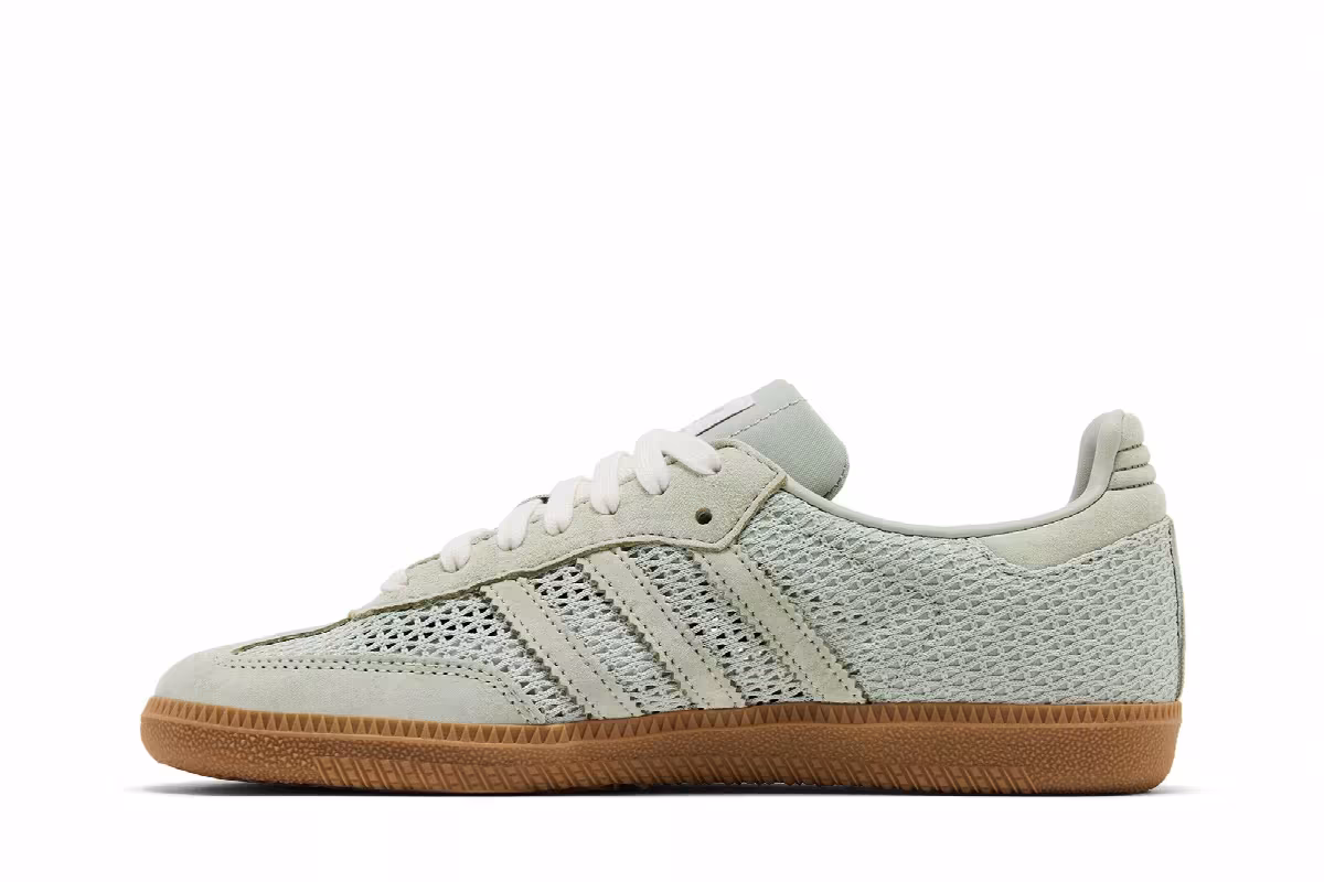 adidas Women's Samba OG Halo Green Gum, view 4