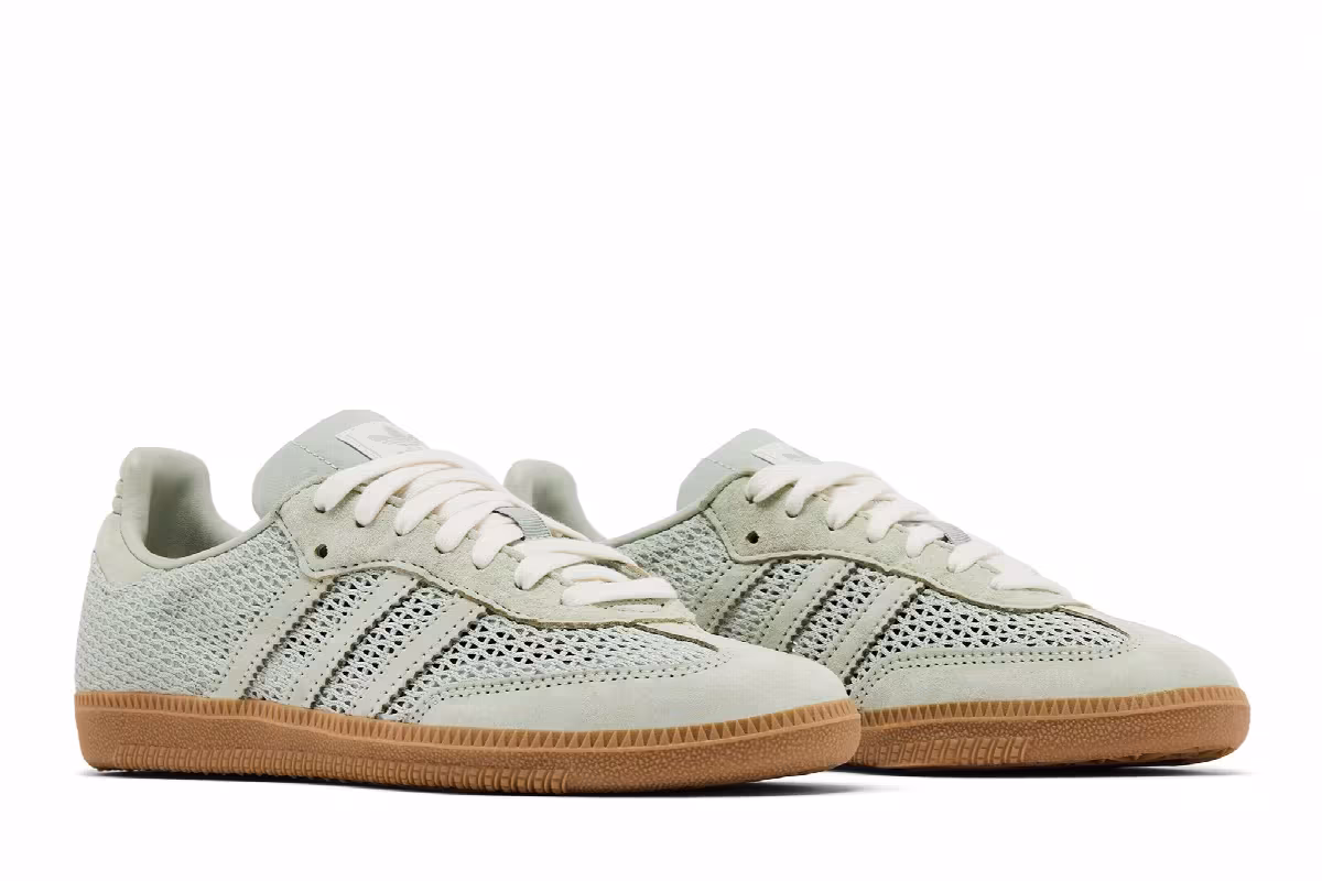 adidas Women's Samba OG Halo Green Gum, view 9