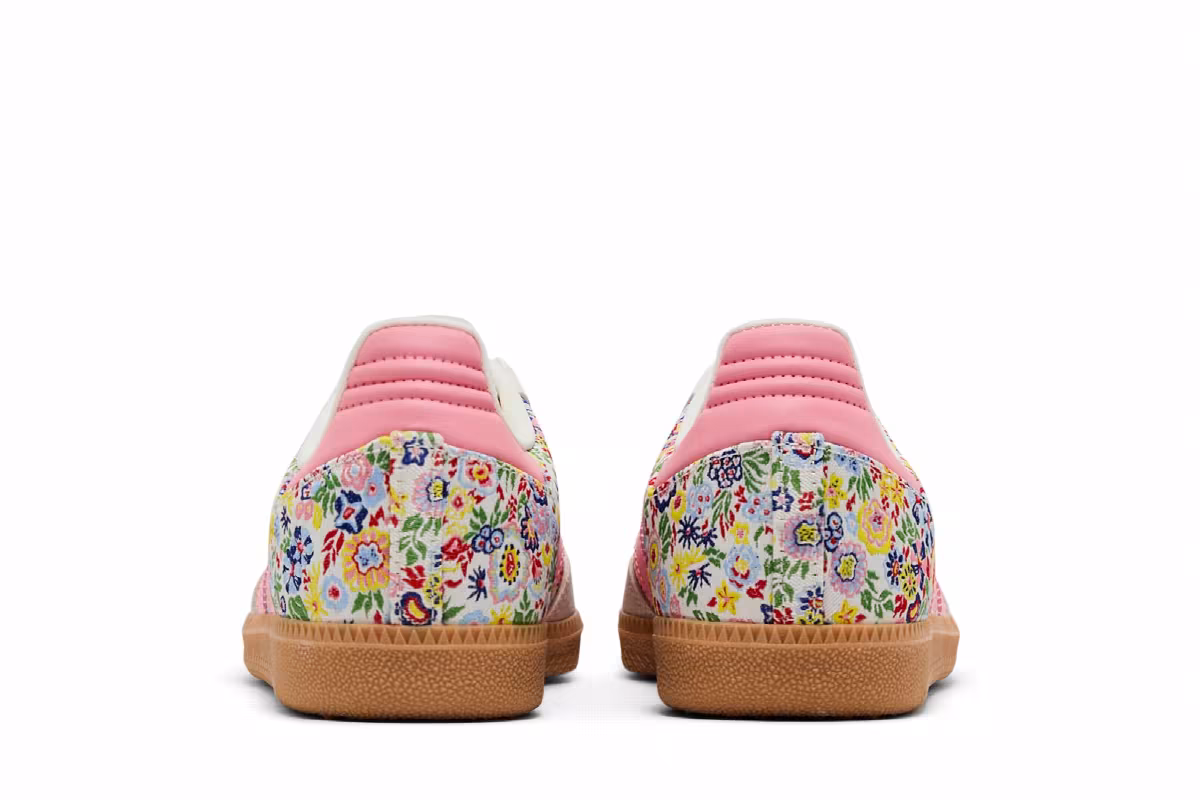Liberty London x adidas Samba OG J Floral Embroidery, view 7