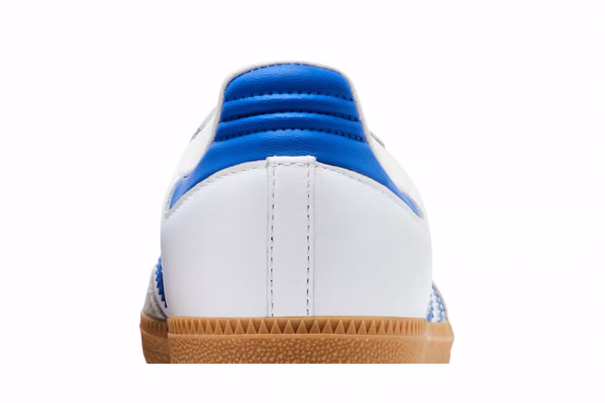 adidas Samba OG J White Blue Gum, view 8