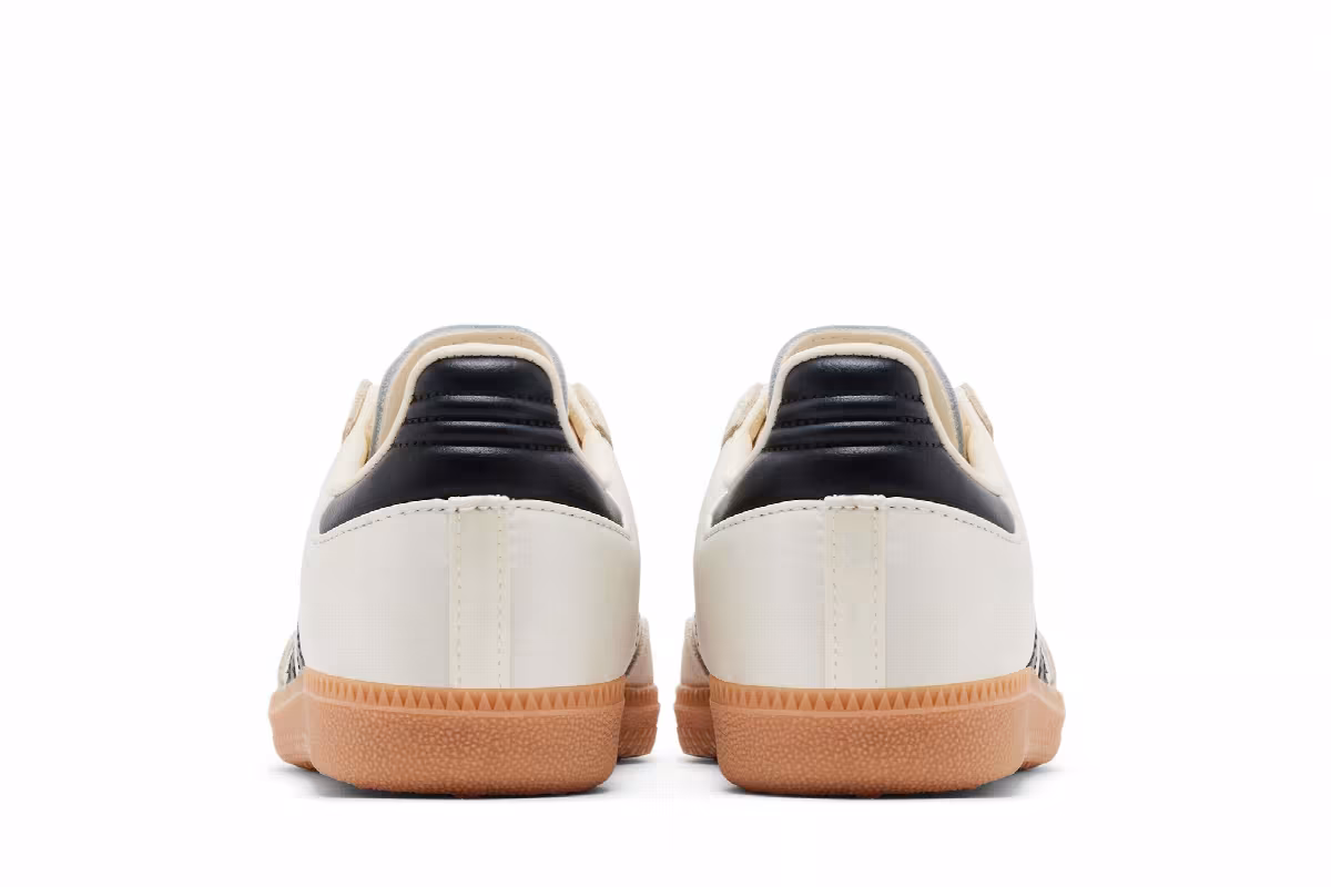 adidas Samba OG J Cream Black Satin, view 7