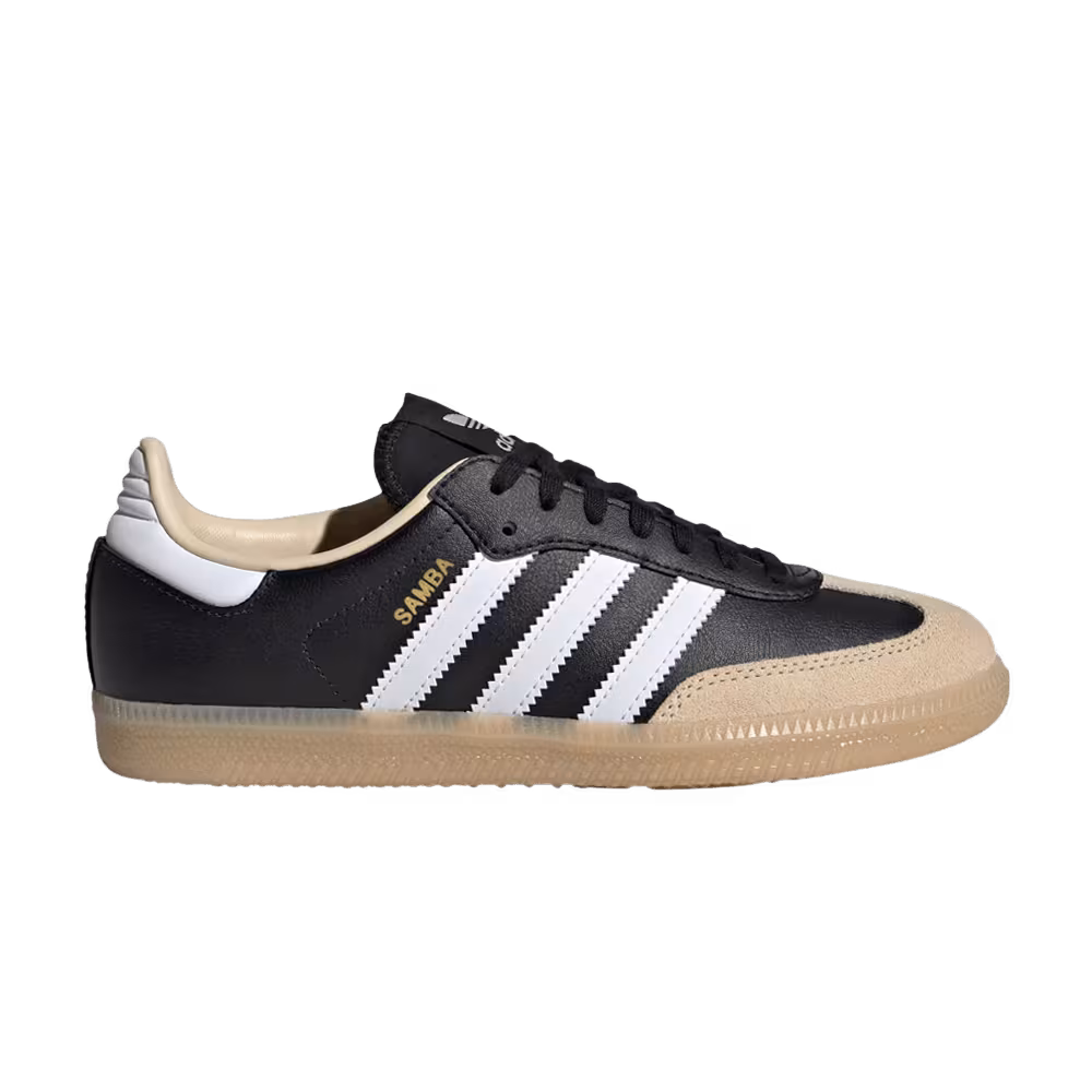 adidas Samba OG J Black White Beige Gum