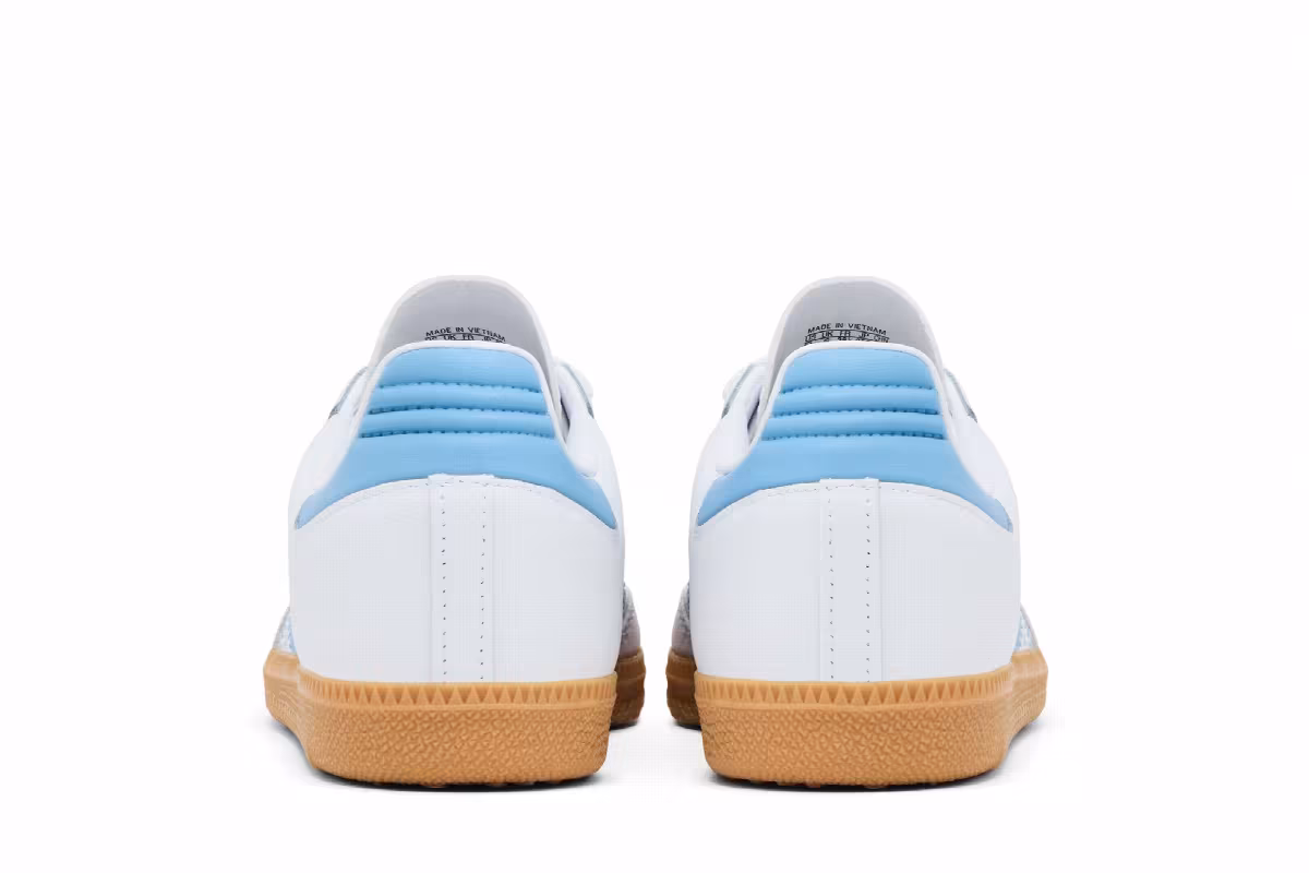 adidas Samba OG J White Ash Blue, view 7