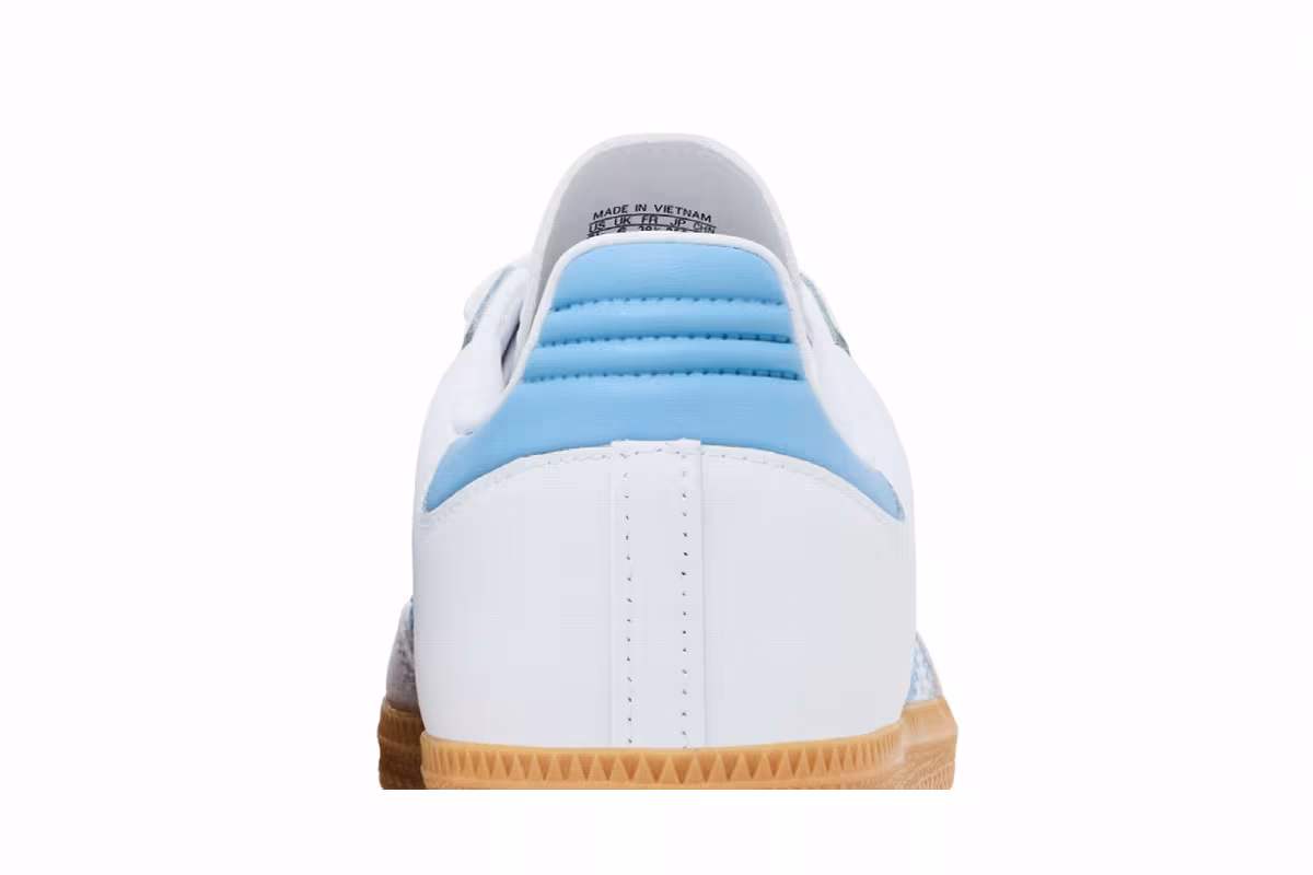 adidas Samba OG J White Ash Blue, view 8