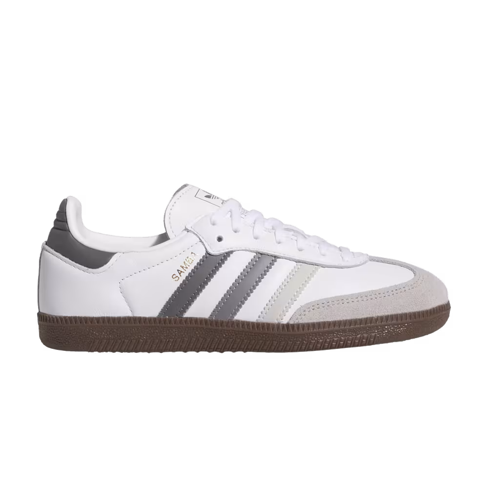 adidas Samba OG J White Grey