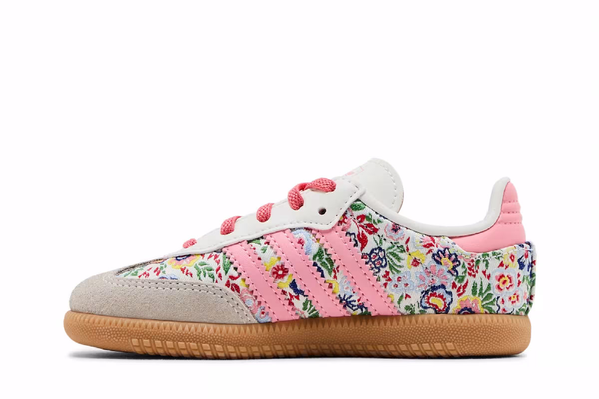 Liberty London x adidas Samba OG EL I Floral Embroidery, view 4