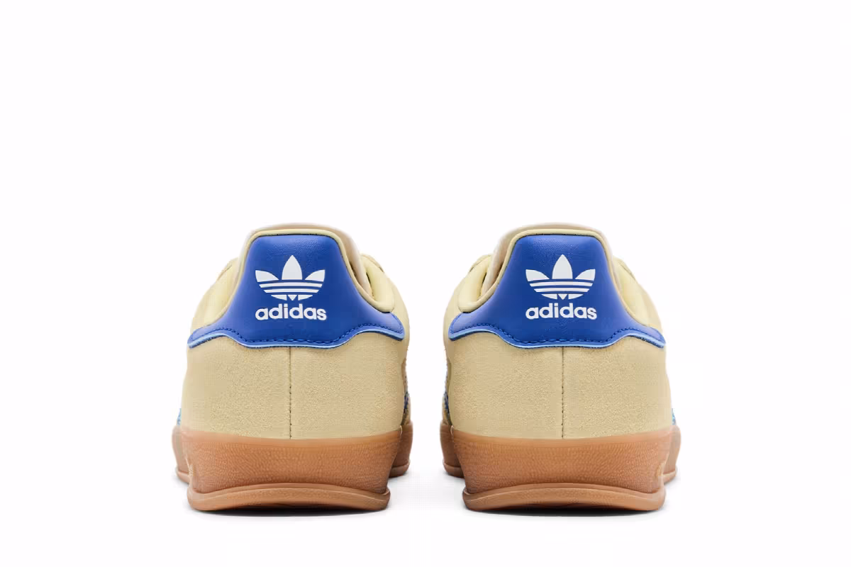 adidas Gazelle Indoor Powder Yellow Royal Blue, view 7