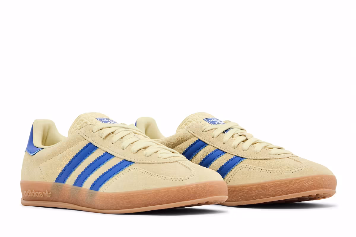 adidas Gazelle Indoor Powder Yellow Royal Blue, view 9